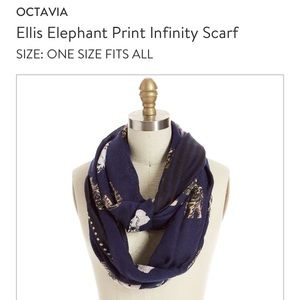 Octavia Ellis print infinity scarf